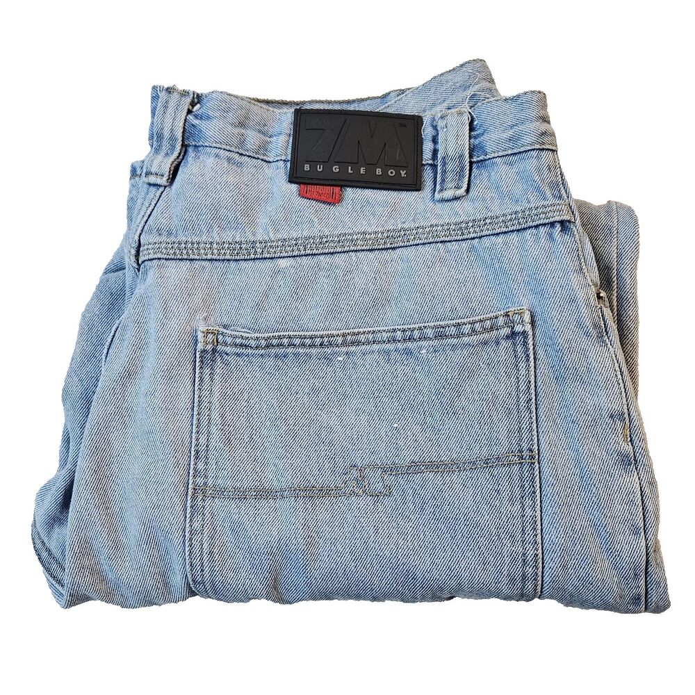 Vintage Bugle Boy 7M Carpenter Jeans 34x28 (Tag 38x30) Y2K Baggy Skater Hip-Hop